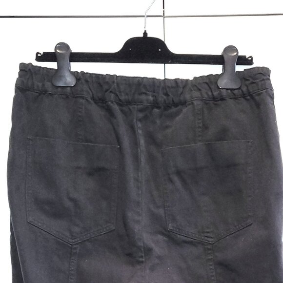 Hatch Pull-On Under the Bump Maternity Black Cotton Cropped Jeans Size 4 - Picture 4 of 8